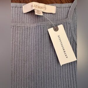 Anthropologie Flat White Maxi Dress NWT